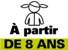 Logo " à partir de 8 ans "