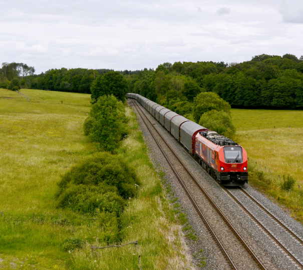 Train en campagne