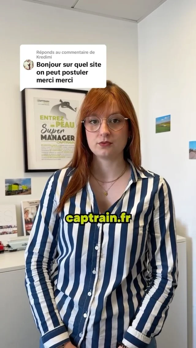 [COMMENT POSTULER ?]Vous souhaitez candidater au poste de Conducteur de train ou Opérateur Fret au Sol ? 👷
Captrain France réalise chaque année près de 100 recrutements !Pour nous rejoindre, c’est simple :
- Rendez-vous sur notre site captrain.fr, dans l’espace “Offres d’emploi”
- Découvrez nos offres et leurs conditions d’accès
- Envoyez votre candidature et votre CV
- Nous prendrons contact avec vous pour un entretien téléphonique. Si votre profil nous intéresse, vous serez invité.e en session de recrutement !Rendez-vous sur www.captrain.fr/offres-demploi-ferroviaire/#job #hiring #conducteurdetrain #operateurfret #carriere